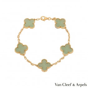 Van Cleef & Arpels Yellow Gold Vintage Alhambra Bracelet